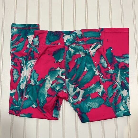 Adidas Climalite bright floral cropped leggings - Picture 4 of 4